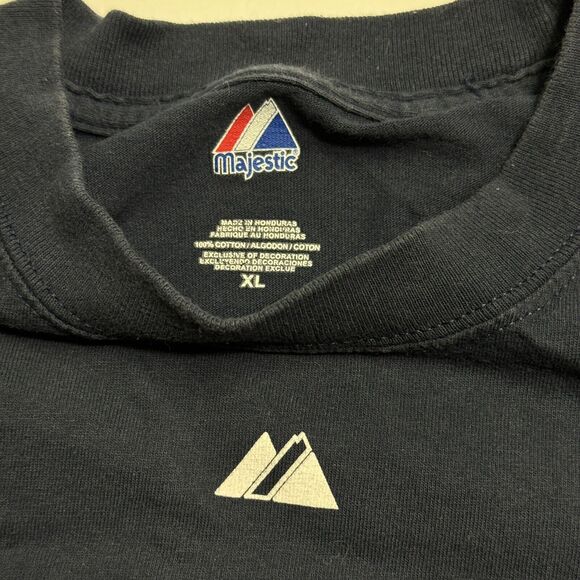 Cleveland Cavaliers NBA LeBron James #23 Navy Blue Casual T-Shirt VTG Basketball - Picture 4 of 5